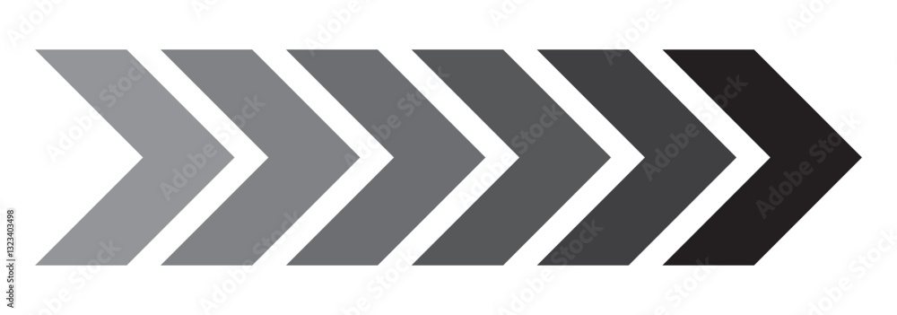 Poster colourful arrow. dynamic moving arrow representing speed, acceleration, fast. 1176