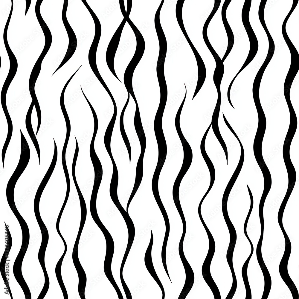 Poster abstract reticulated pattern simple curved lines for modern design