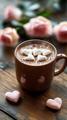 cup of coffee with chocolate