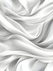 Obraz premium Abstract white flowing fabric