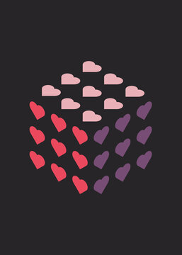 Hearts cube