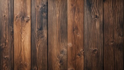 Fototapeta premium Premium luxury dark wooden plank background featuring rich hues of brown and varying textures ideal for interior and exterior decoration.