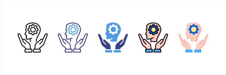 Skill Multi Style Icon Set