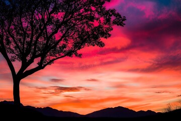 A mesmerizing abstract sky blending warm sunset hues.