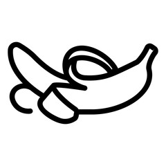 banana Line Icon