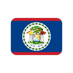 Obraz premium Belize Flag