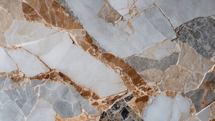 Abstract marble texture background featuring light gray, cream, and gold tones with intricate veining patterns, ideal for elegant home decor projects.