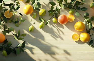 Wellbeing Fruits and Background