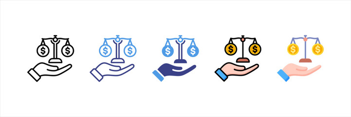 Equity Multi Style Icon Set