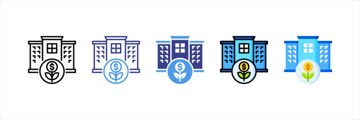 Company Multi Style Icon Set