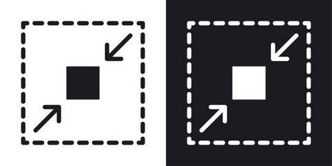 Compact size icons pack in solid style