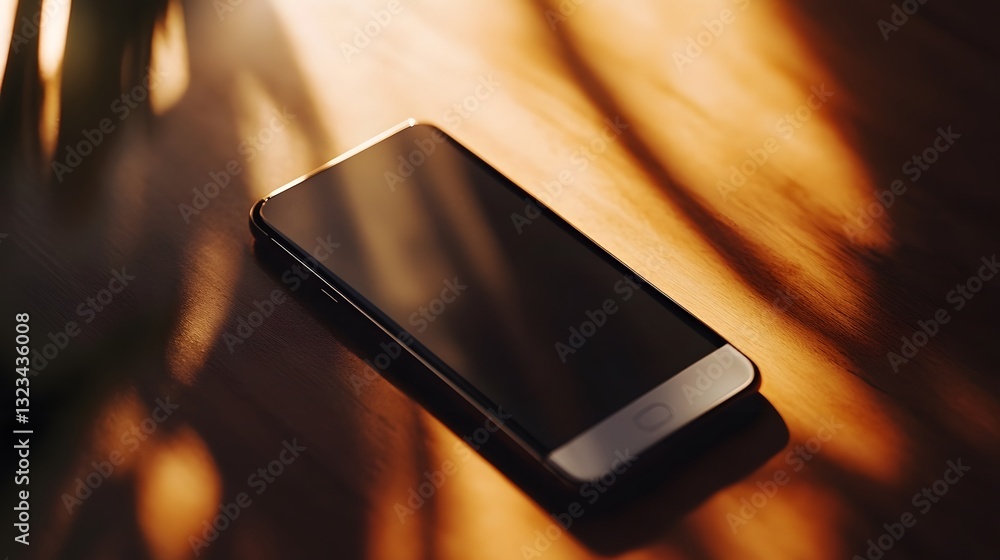 Aufkleber modern digital wallet app displayed on stylish smartphone screen with soft lighting