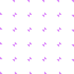 A repeating pattern of small purple butterfly shapes on a white background, creating a light and airy texture.