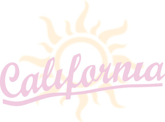 Cali sun surf California script slogan Trending Graphic Tee t-shirt logo slogan artwork typography tote badge emblem crest
