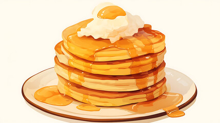 Bakery equipment and cakes material for advertising illustrations