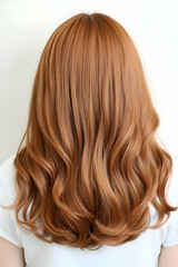 Beautiful auburn waves