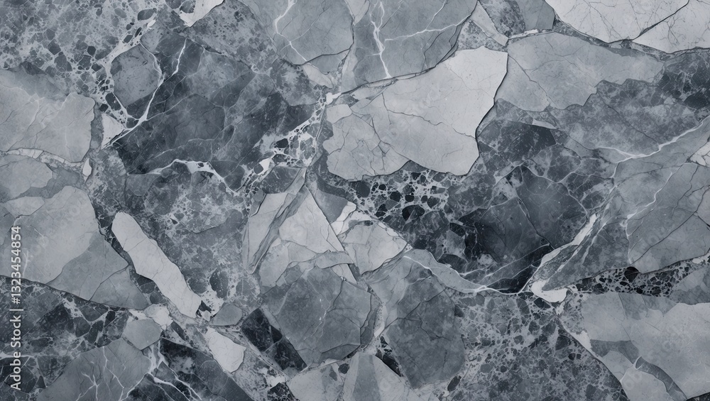 Poster grey marble texture background featuring intricate dark and light patterns with shades of grey and w