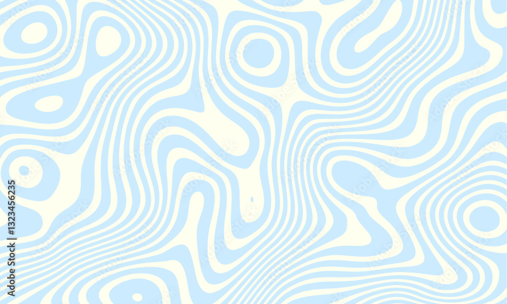 Poster abstract horizontal background with colorful waves. trendy vector illustration in style retro 60s, 7