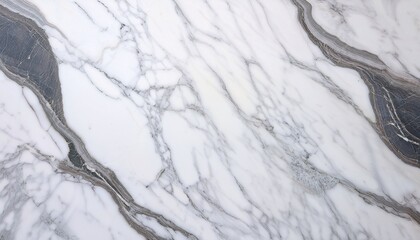 Obraz premium Smooth white marble background with soft gray veins, creating a luxurious and clean design aesthetic. Ideal for high-end projects, branding, and elegant decor