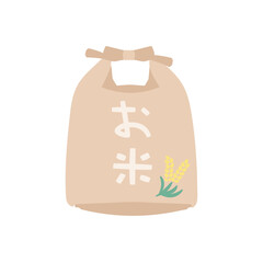 米袋　米　イラスト