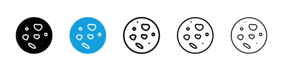 Thalassaemia icons vector set for web designs