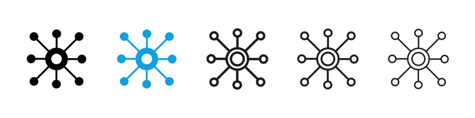 Variety icons vector set for web designs