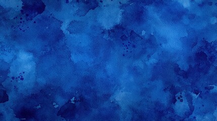 Abstract Blue Watercolor Background for Design and Art Projects