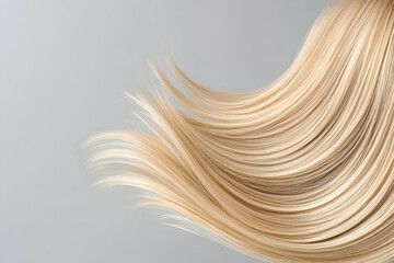 Blond hair flowing