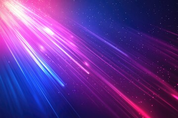 Glowing digital background with purple to red gradient and neon elements, creative design for advertising campaigns and tech event concepts.
