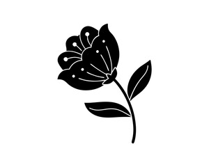 creative details wilted flower icon vector illustration 