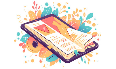 Creative Doodle Illustrations of Education and Learning Concepts.