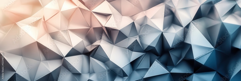 Aufkleber structured geometric background featuring angular shapes in navy blue, gray, and white, representing
