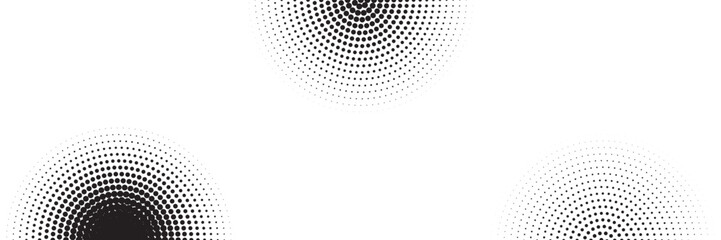 Halftone gradient. Dotted gradient, smooth dots spraying and halftones dot background seamless