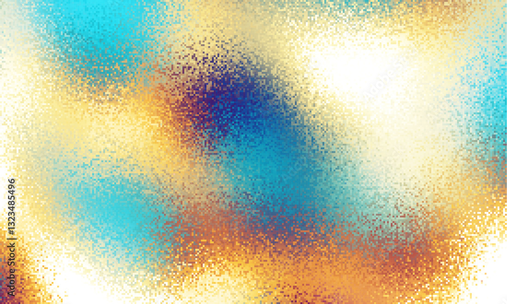 Poster this striking abstract background features soft, blurred effects in rich blue and shimmering gold to