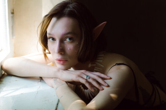 Portrait of an Elf girl