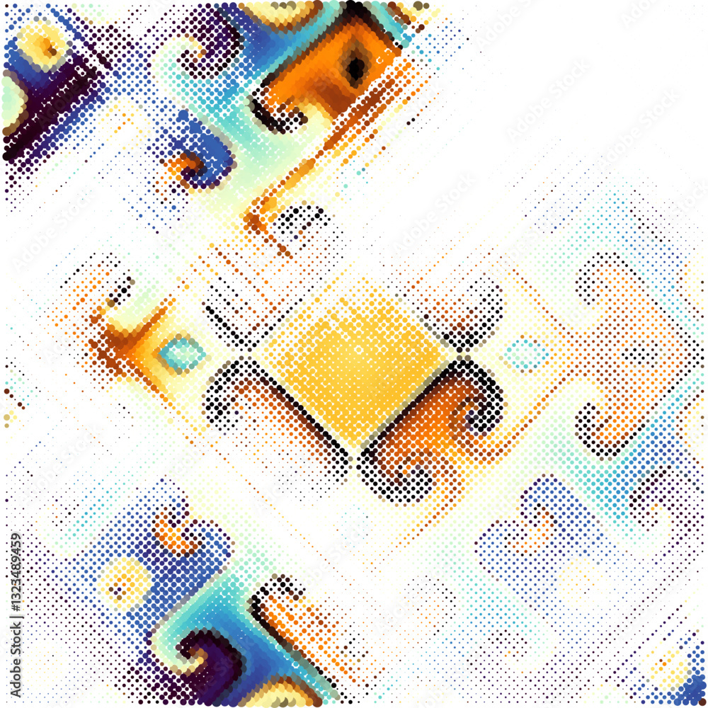 Aufkleber noise grain background, pointillism dots gradient or dotwork pattern, vector stipple effect. grain v