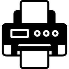 Printer glyph icon
