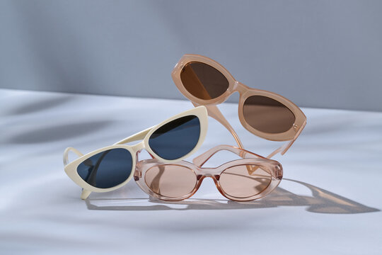 Elegant Selection of Stylish Sunglasses on Display