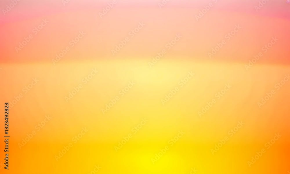 Wall mural abstract background with smooth gradient from pink to yellow