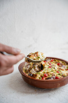 Delicious casserole served in a traditional dish