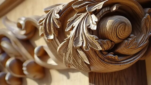 Intricate Wooden Carving: A Masterpiece of Craftsmanship