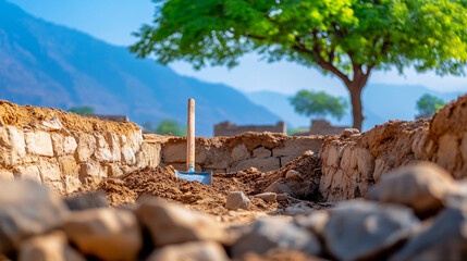 Archaeological Excavation Site – Discovery of Ancient History and Artifacts – Research, Exploration, and Cultural Heritage Concept