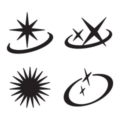 Classic Compass Rose and Silhouette Vector Collection