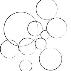 abstract background with bubbles