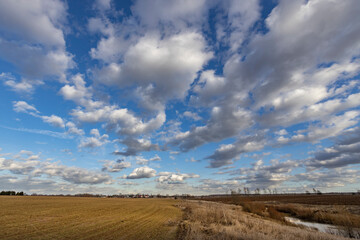 Fototapeta premium landscape with clouds
