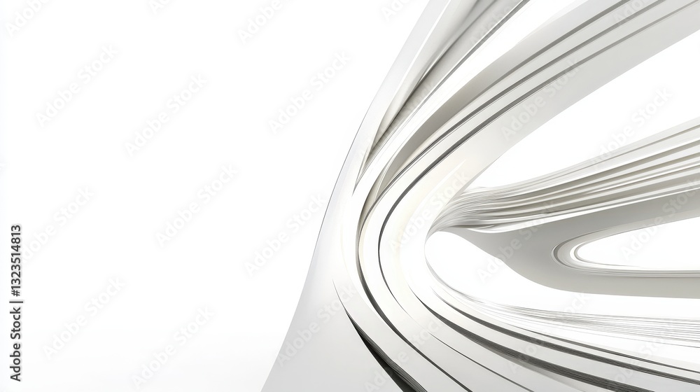 Poster intricate spiral shaped object displaying unique patterns and textures in a minimalist design aesthe