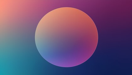 A circular gradient with soft, blurry edges creating a smooth ombre effect, ideal for web and UI design, adding depth and elegance to digital interfaces