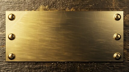 Gold Plaque: This engraved metal plaque with a gold finish serves as a prestigious award or commemorative piece to recognize accomplishments.
