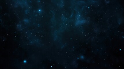 Fototapeta premium Dark blue space with twinkling stars creating a serene cosmic landscape in the night sky