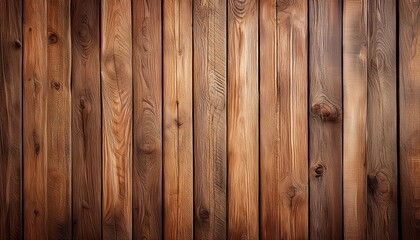Fototapeta premium vertical old wooden planks and atmospheric light wood wall texture
